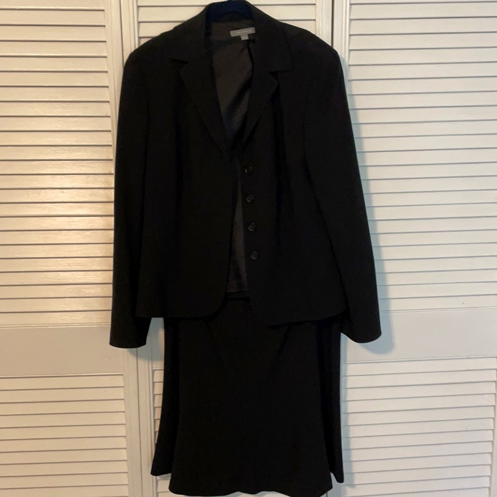 Ann Taylor black skirt suit size 14